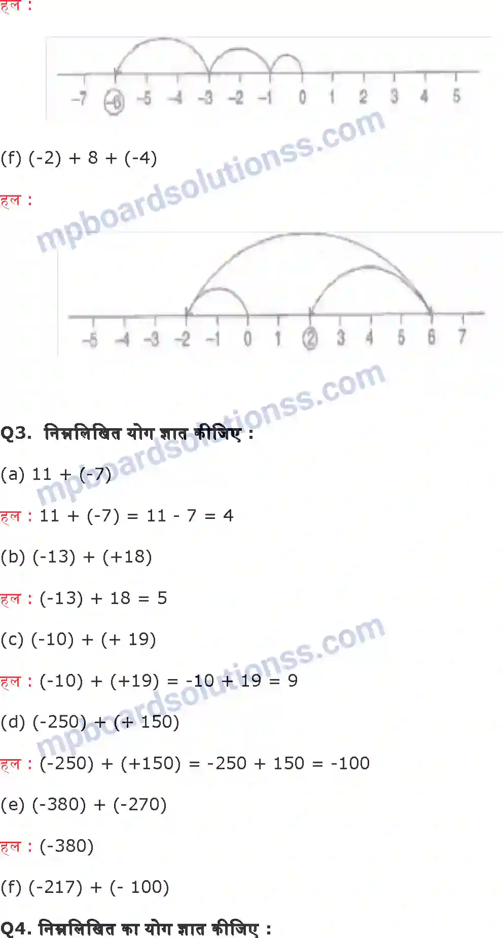 MP Board Book for Class 6 Maths पूर्णांक Image 9