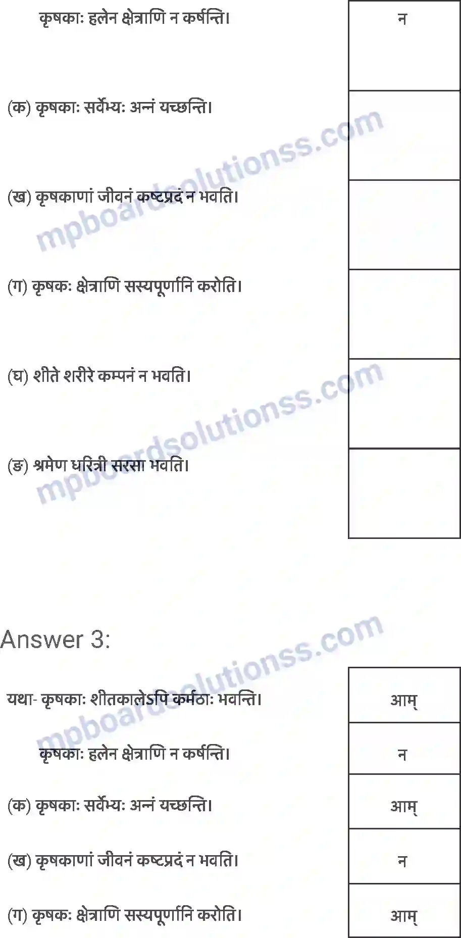 MP Board Book for Class 6 Sanskrit कृषिकाः कर्मवीराः Image 3