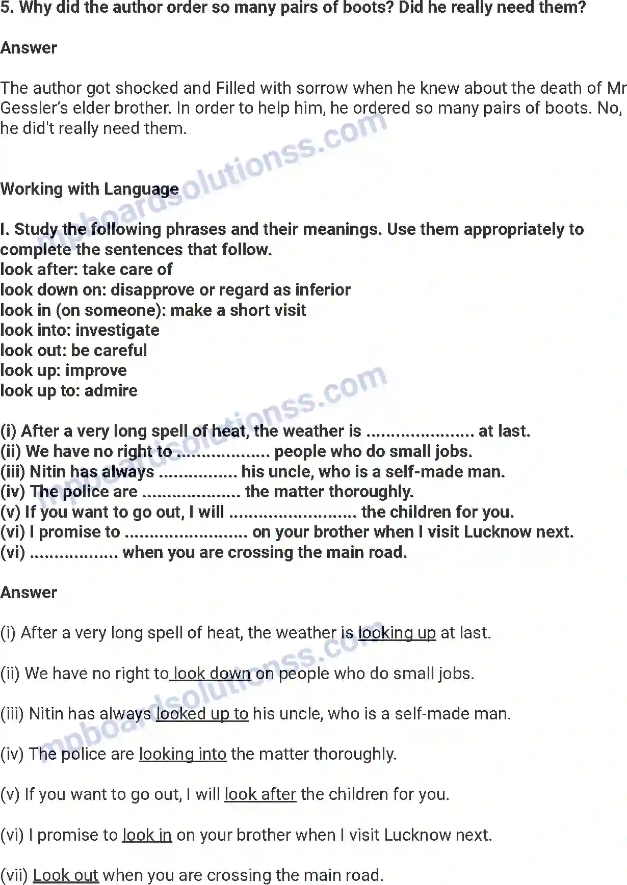 MP Board Book for Class 7 English Quality Image 2