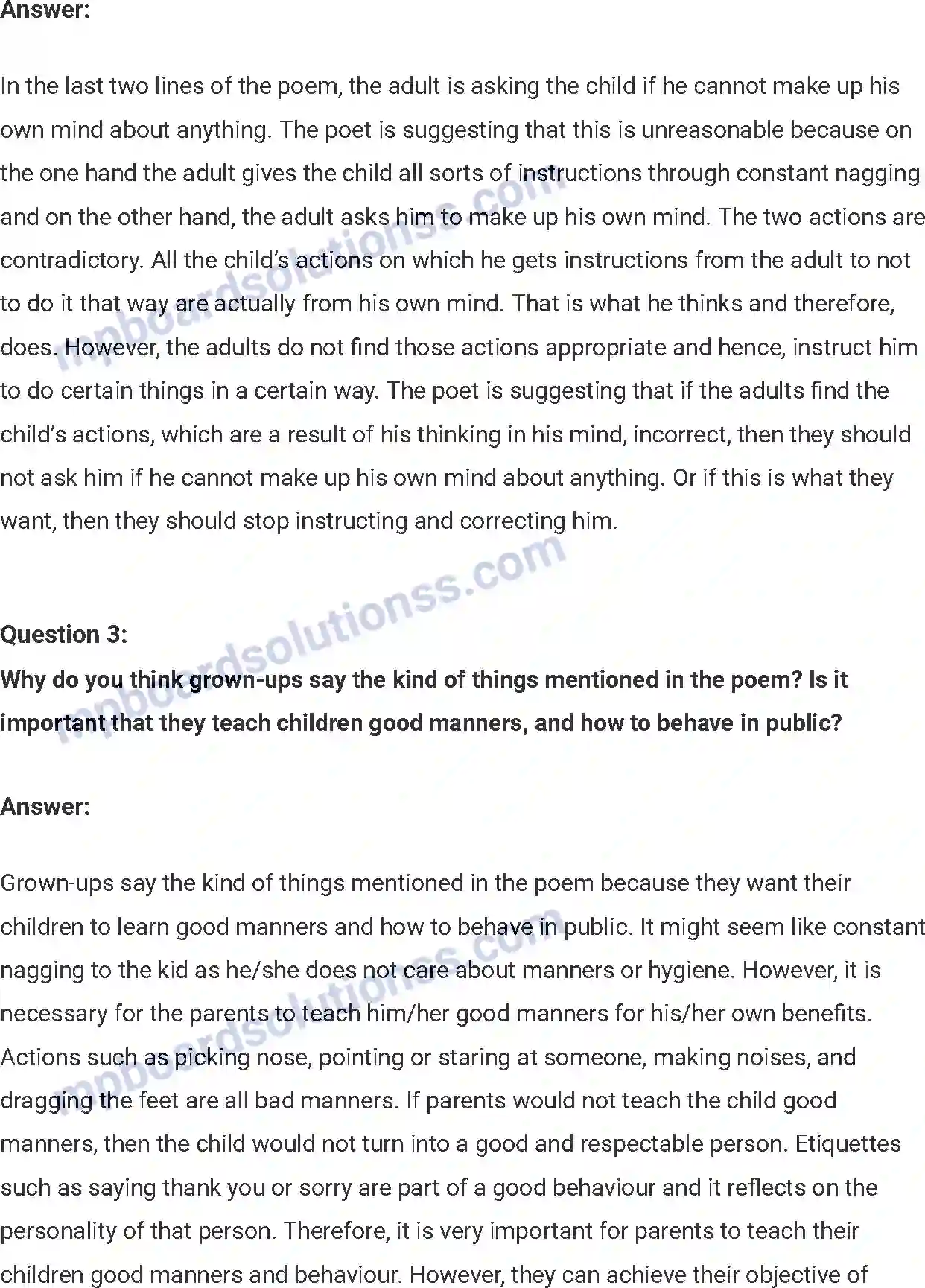 MP Board Book for Class 7 English Chivvy (Poem) Image 2