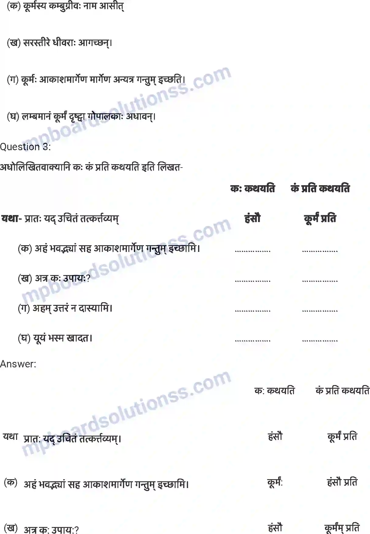 MP Board Book for Class 7 Sanskrit दुर्बुद्धि:विनश्यति Image 2