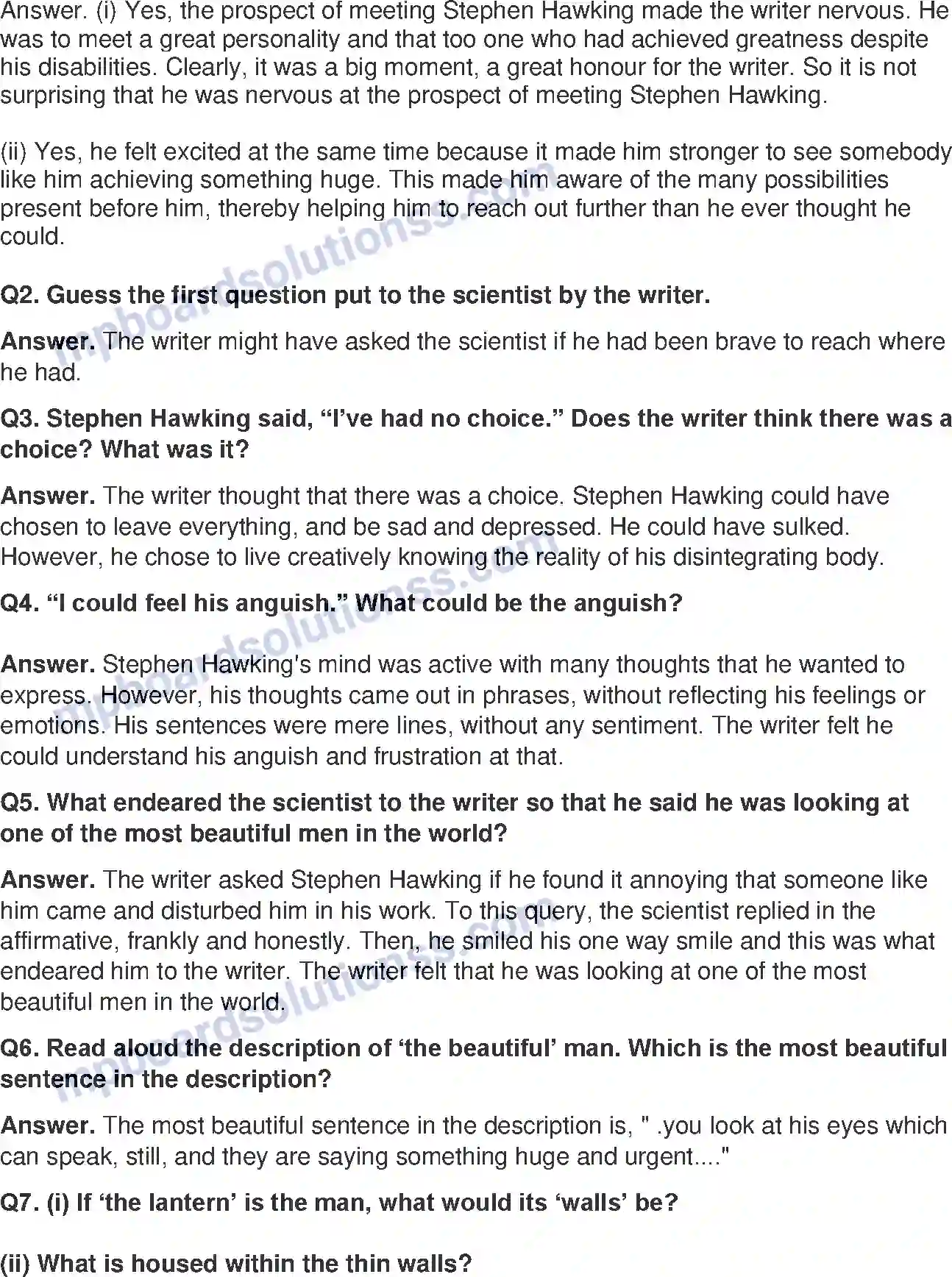 MP Board Book for Class 8 English A Visit To Cambridge Image 2