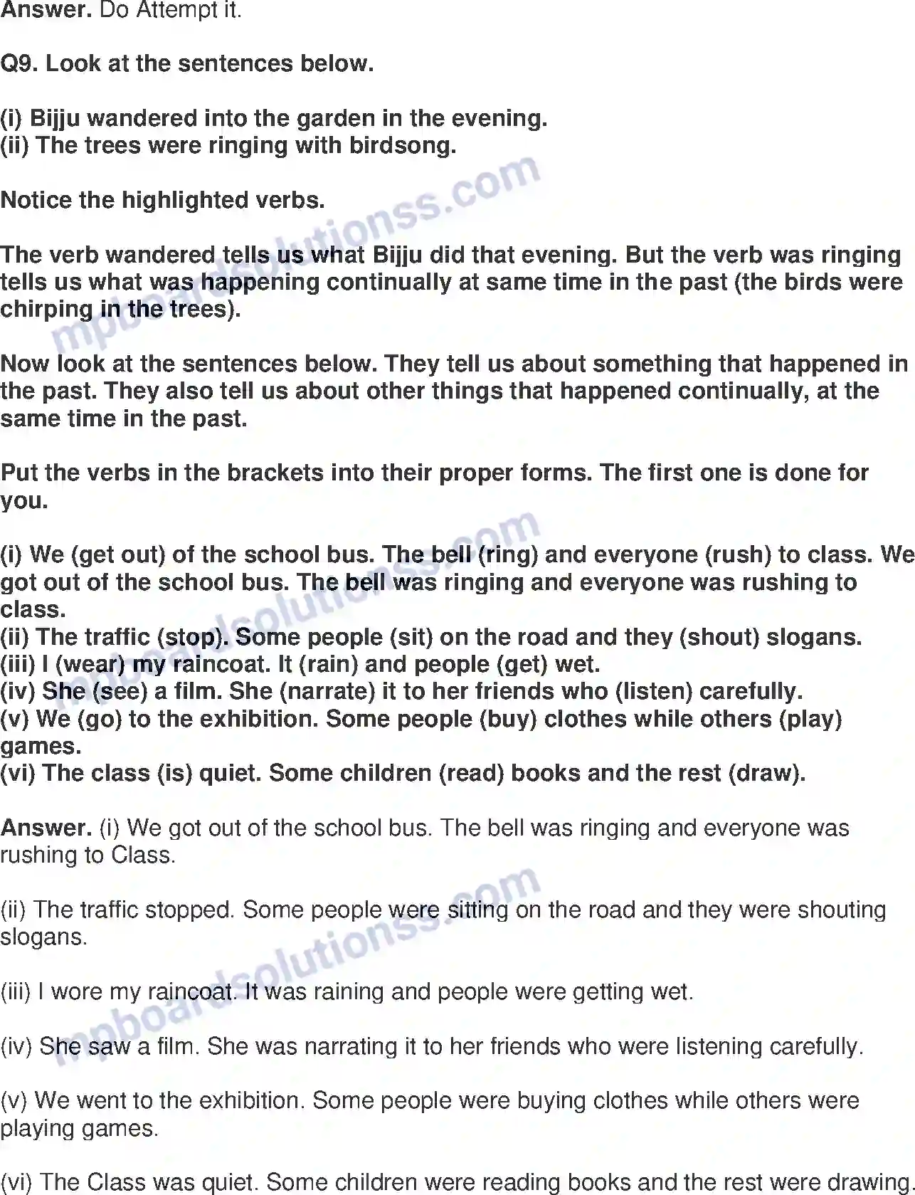 MP Board Book for Class 8 English A Short Monsoon Diary Image 4