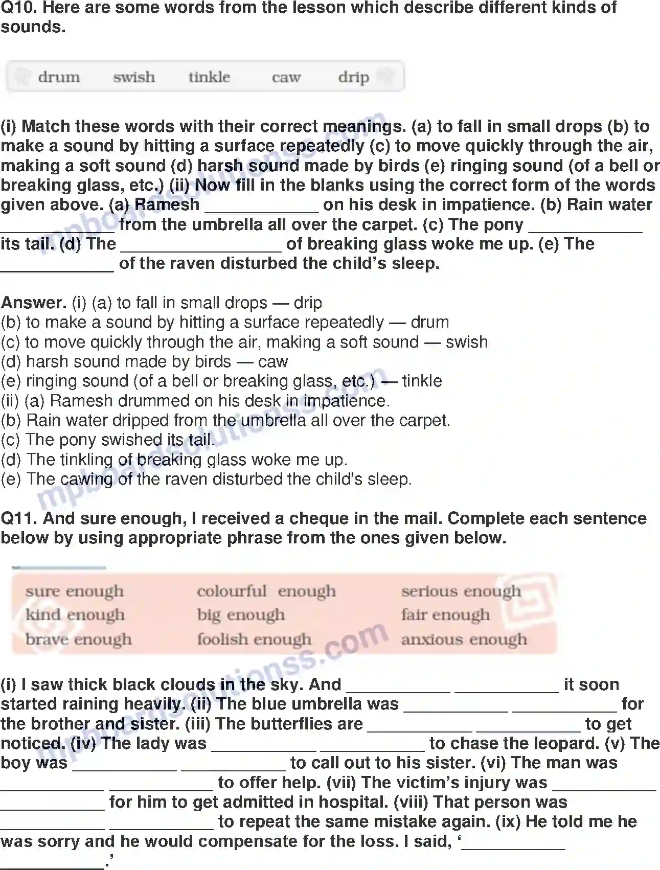 MP Board Book for Class 8 English A Short Monsoon Diary Image 5