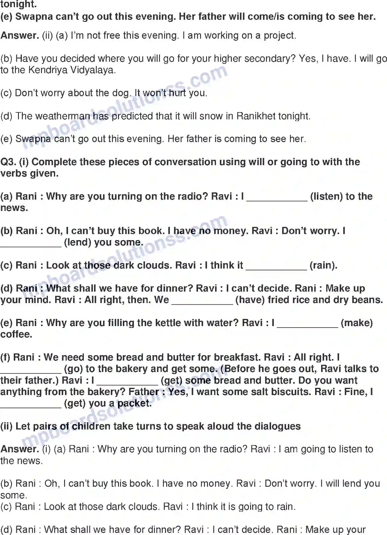 MP Board Book for Class 8 English The Great Stone Face - II Image 5