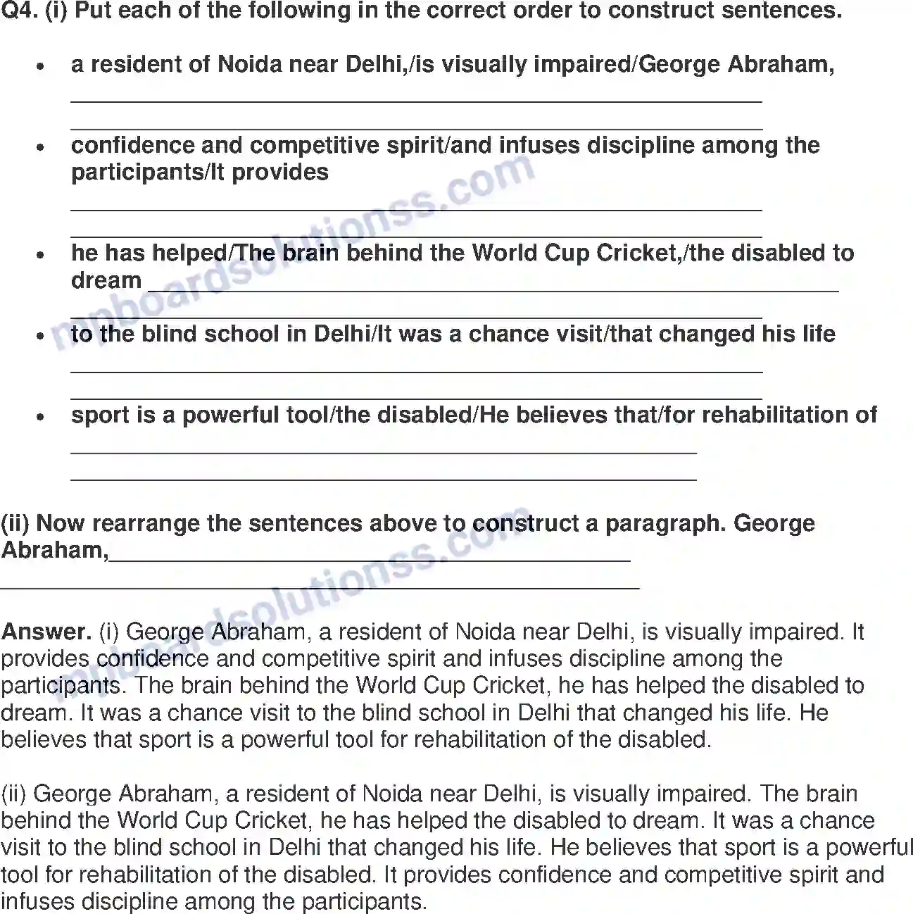 MP Board Book for Class 8 English The Great Stone Face - II Image 7