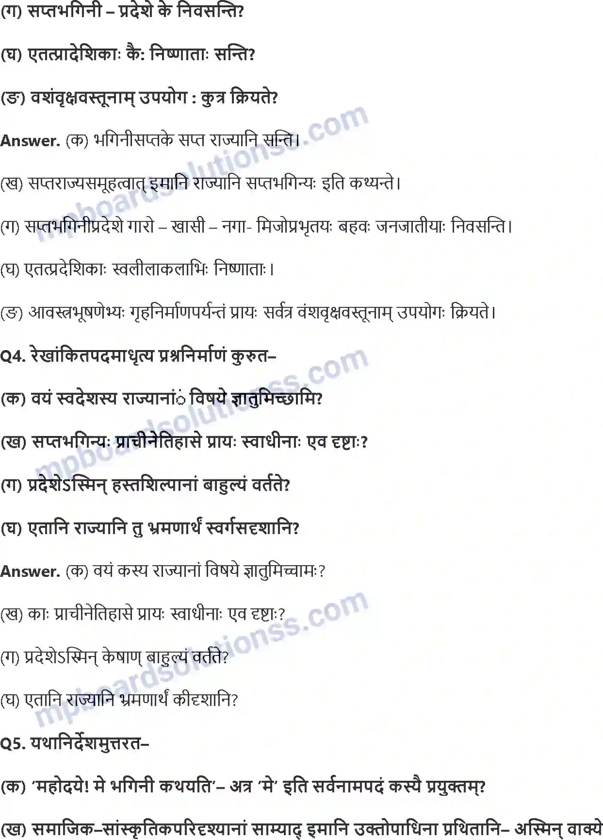 MP Board Book for Class 8 Hindi सप्तभगिन्यः Image 2