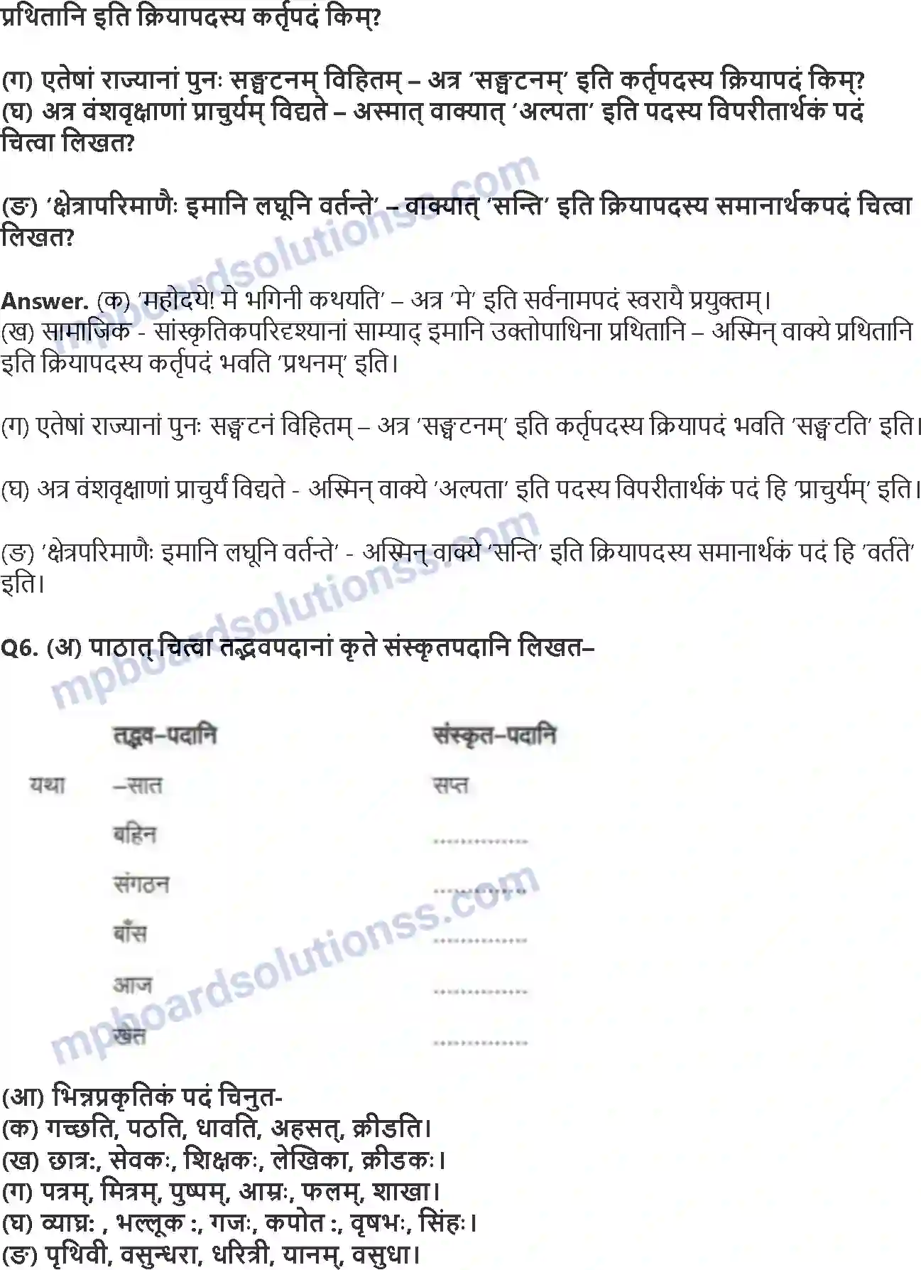 MP Board Book for Class 8 Hindi सप्तभगिन्यः Image 3
