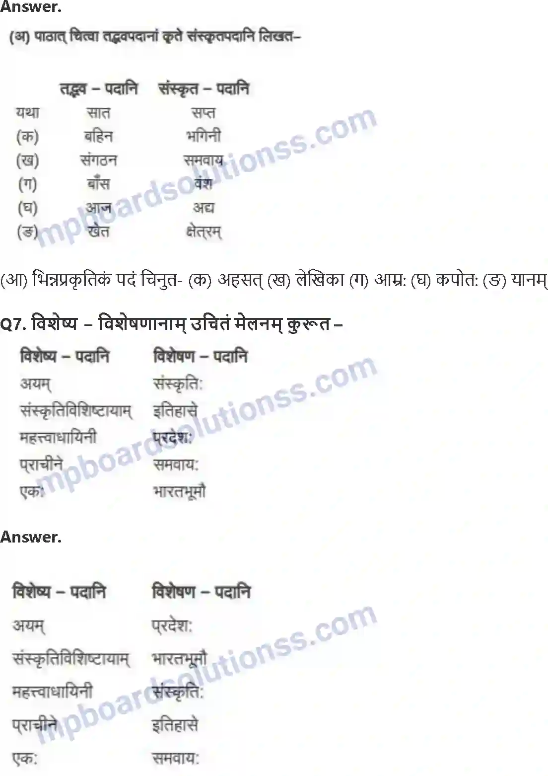 MP Board Book for Class 8 Hindi सप्तभगिन्यः Image 4
