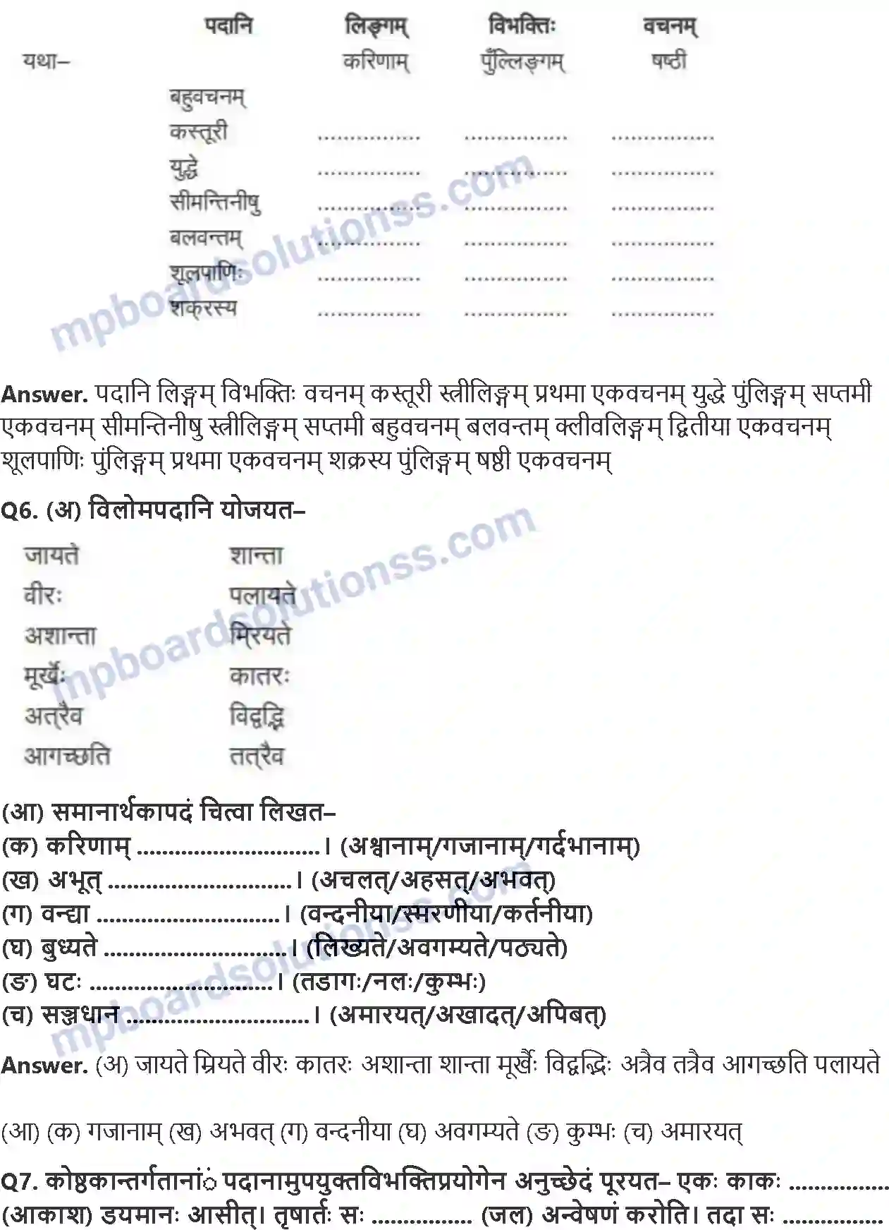 MP Board Book for Class 8 Hindi प्रहेलिकाः Image 3