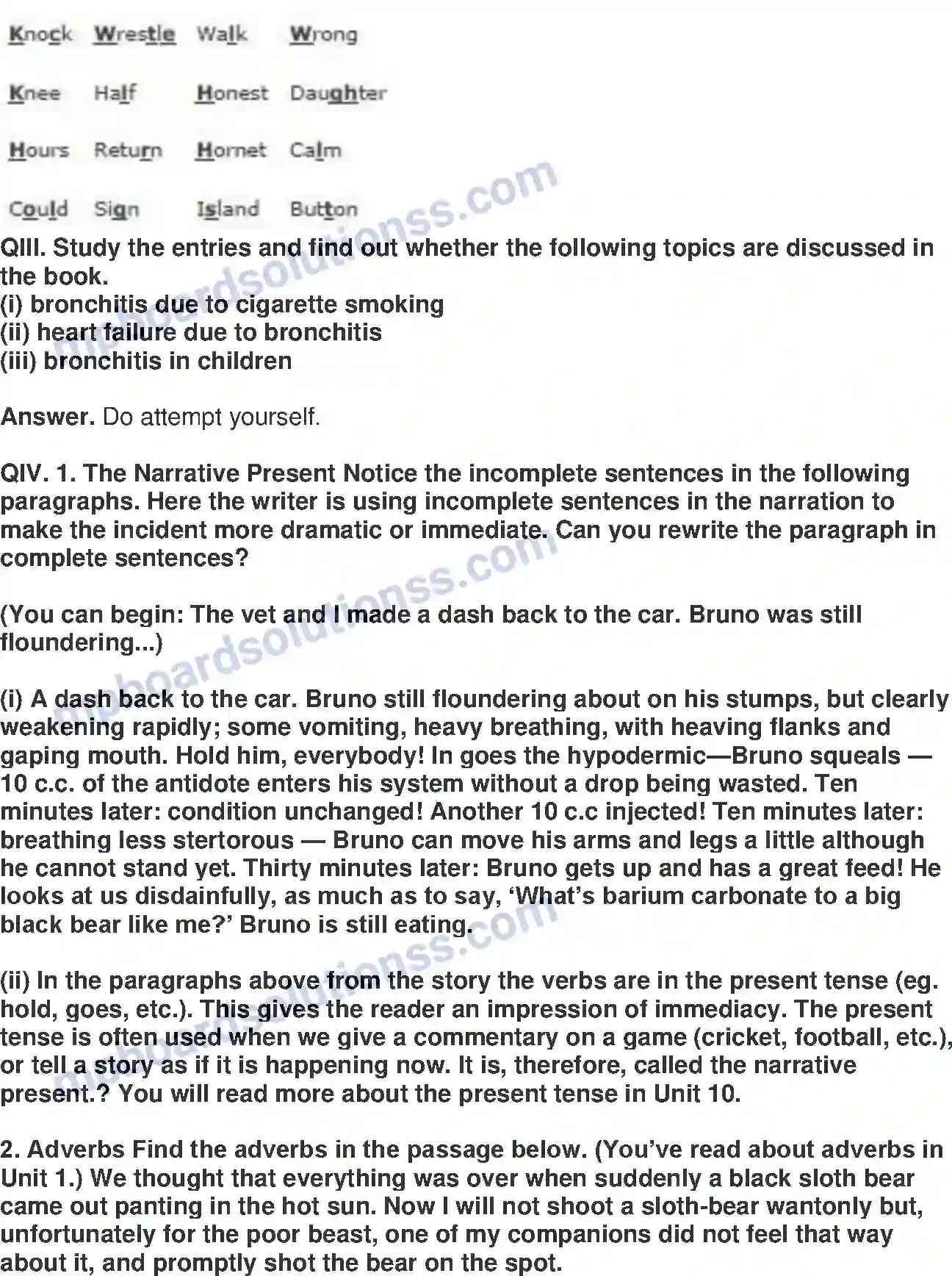 MP Board Book for Class 9 English The Bond Of Love Image 4