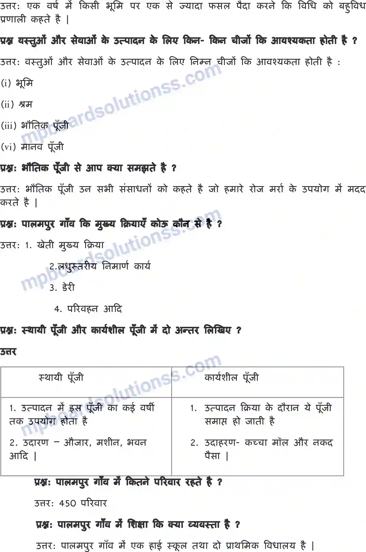 MP Board Book for Class 9 Social Science पालमपुर गाँव की कहानी Image 2
