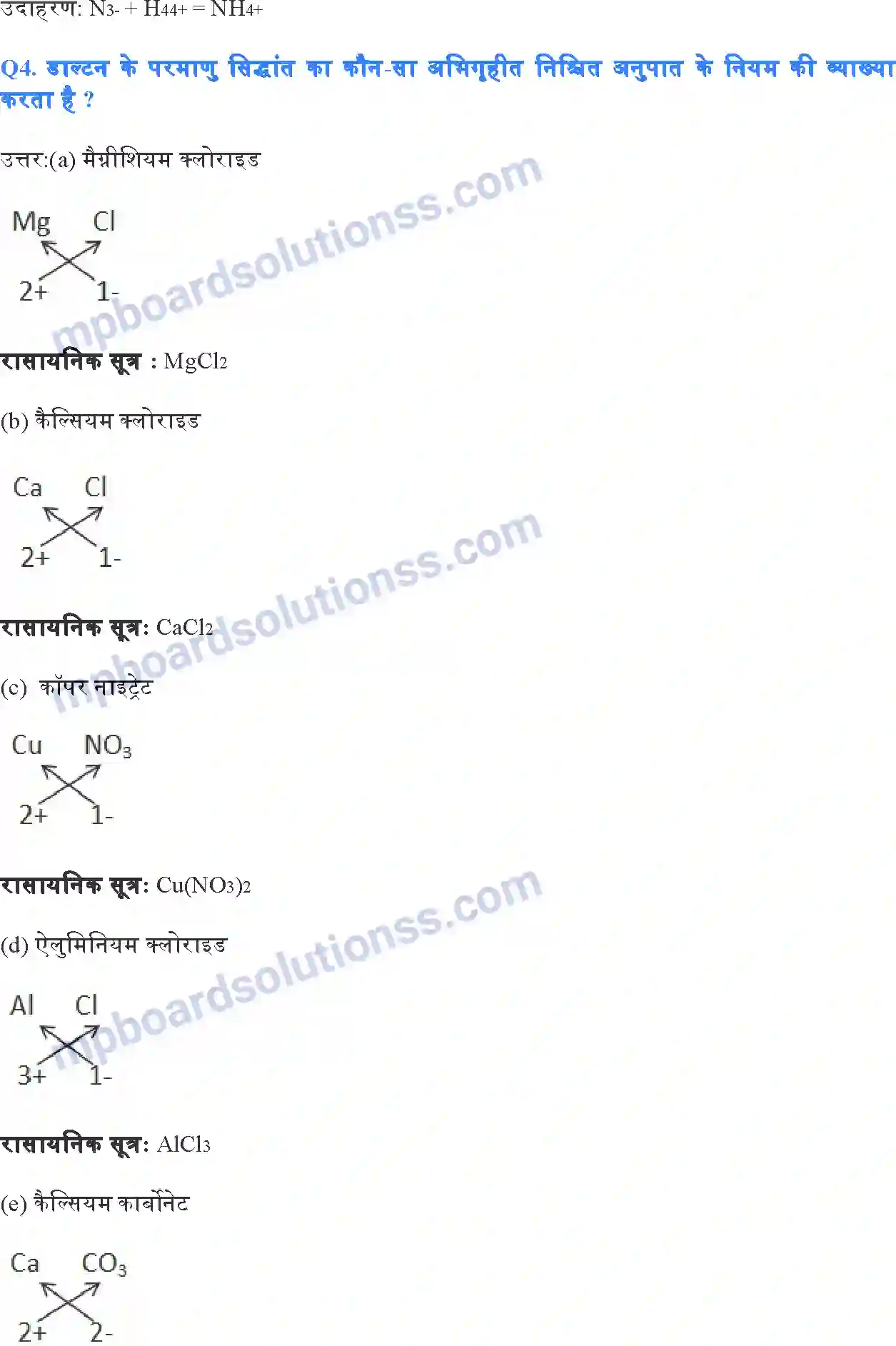 MP Board Book for Class 9 Science परमाणु एवं अणु Image 3